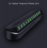 13x2.5cm Car Temporary Parking Card Phone Number Card Plate Telephone Number Car Park Stop Automobile Accessories Car-styling