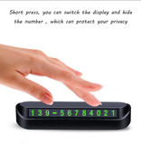 13x2.5cm Car Temporary Parking Card Phone Number Card Plate Telephone Number Car Park Stop Automobile Accessories Car-styling