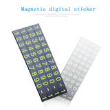 13x2.5cm Car Temporary Parking Card Phone Number Card Plate Telephone Number Car Park Stop Automobile Accessories Car-styling