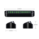13x2.5cm Car Temporary Parking Card Phone Number Card Plate Telephone Number Car Park Stop Automobile Accessories Car-styling