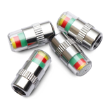  Tire Pressure Monitor Valve Stem Cap Tyre Sensor Indicator 3 Color Eye Alert 8PCS
