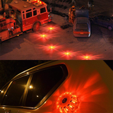 Multi-function LED Warning light Car Broke Night Riding Fog Day Warning Light High Beam Flashing SOS Lamp Safety Indicator
