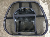 Car Seat Office Chair Massage Back Lumbar Support Mesh Ventilate Cushion Pad Black Mesh Back Lumbar Cushion for Car Driver