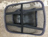 Car Seat Office Chair Massage Back Lumbar Support Mesh Ventilate Cushion Pad Black Mesh Back Lumbar Cushion for Car Driver
