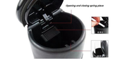1PCS portable LED smoke car ashtray cigarette ash holds cup automatic light indicator ashtray car cup holde