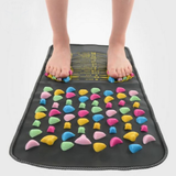 Reflexology Walk Stone Pain Relieve Foot Leg Spa Massage Mat Health Care