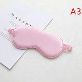 1Pc Eyeshade Sleeping Eye Mask Cover Eyepatch Blindfold Solid Portable New Rest Relax Eye Shade Cover Soft Pad