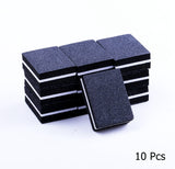 10pcs lot Double-sided Mini Nail File Blocks Colorful Sponge Nail Polish Sanding Buffer Strips Polishing Manicure Tools