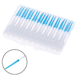 40Pcs/Box 0.7mm Gum Orthodontic Wire Brush Oral Care Push-Pull Interdental Brush Wholesale