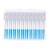 40Pcs/Box 0.7mm Gum Orthodontic Wire Brush Oral Care Push-Pull Interdental Brush Wholesale