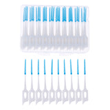 40Pcs/Box 0.7mm Gum Orthodontic Wire Brush Oral Care Push-Pull Interdental Brush Wholesale