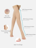Medical Compression Socks Unisex Varicose Veins Socks Elastic Pressure Stockings Sleep Feet Varicose Vein Treatment 1pair