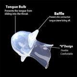 1PCMedical Silicone Anti Snore Device Apnea Aid Snore Stopper Tongue Retainer Anti Snoring Mouthpiece