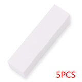Buffing Sanding Files Block Pedicure Manicure Care Nail Art Buffer Polish White Nail File Nail Art Tips Manicure Pedicure