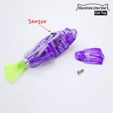 Cat Interactive Electric Fish Toy Water Cat Toy for Indoor Play Swimming Robot Fish Toy for Cat and Dog with LED Light Pet Toys