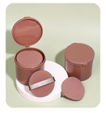 7PCS Strawberry Cosmetic Puff Set Double Side Women Soft Makeup Sponge Beauty Make Up Powder Tools