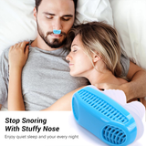 2 in 1 Health Anti Snoring &amp; Air Purifier Relieve Nasal Congestion Snoring Device Ventilation Anti-snoring Anti Snore Nose Clip