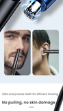 Electric Nose Hair Clipper Rechargeable Multi-kinetic Shaving Two-in-one Unisex Fully Automatic Washable Shaving Nose Trimmer