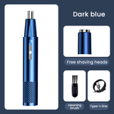 Electric Nose Hair Clipper Rechargeable Multi-kinetic Shaving Two-in-one Unisex Fully Automatic Washable Shaving Nose Trimmer