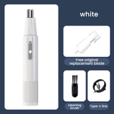 Electric Nose Hair Clipper Rechargeable Multi-kinetic Shaving Two-in-one Unisex Fully Automatic Washable Shaving Nose Trimmer