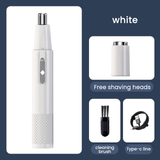 Electric Nose Hair Clipper Rechargeable Multi-kinetic Shaving Two-in-one Unisex Fully Automatic Washable Shaving Nose Trimmer