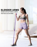 Slimming Yoga Rubber Resistance Band Workout Fitness Chest Expander Elastic Band for Home Sports Exercise Expander for Breast