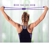 Slimming Yoga Rubber Resistance Band Workout Fitness Chest Expander Elastic Band for Home Sports Exercise Expander for Breast