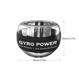 1PC Gyroscopic Powerball Autostart Gyro Power Wrist Ball With Counter Arm Hand Muscle Strength Trainer Fitness Equipment