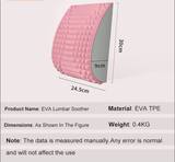 Cervical Lumbar Spine Soothing Pad Support Back Stretcher Spine Posture Correct Massage Back Cracker Spine Relief Relax Fitness