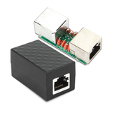 RJ45  Coupler Thunder Lightning Protection,Cat7/Cat6/Cat5e Ethernet Cable Shielded Extender Adapter Female