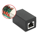 RJ45  Coupler Thunder Lightning Protection,Cat7/Cat6/Cat5e Ethernet Cable Shielded Extender Adapter Female