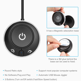 USB Mouse Jiggler,Undetectable Mouse Mover with Random movement, On/Off Switch Keeps Computer Awake,Driver-Free