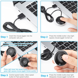 USB Mouse Jiggler,Undetectable Mouse Mover with Random movement, On/Off Switch Keeps Computer Awake,Driver-Free