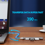 4Port USB 3.0 Hub USB Hub High Speed type c Splitter 5Gbps For PC Computer Accessories Multiport HUB 4 USB 3.0 2.0 Ports