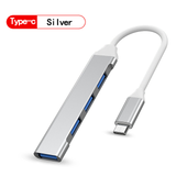 4Port USB 3.0 Hub USB Hub High Speed type c Splitter 5Gbps For PC Computer Accessories Multiport HUB 4 USB 3.0 2.0 Ports