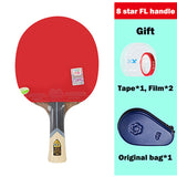 Friendship 729 King 9 Star 8 Star Table Tennis Racket Carbon Ping Pong Paddle High Sticky Pips-in Pingpong Bat with Bag