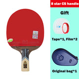 Friendship 729 King 9 Star 8 Star Table Tennis Racket Carbon Ping Pong Paddle High Sticky Pips-in Pingpong Bat with Bag