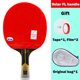 Friendship 729 King 9 Star 8 Star Table Tennis Racket Carbon Ping Pong Paddle High Sticky Pips-in Pingpong Bat with Bag