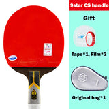 Friendship 729 King 9 Star 8 Star Table Tennis Racket Carbon Ping Pong Paddle High Sticky Pips-in Pingpong Bat with Bag