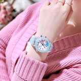 Children's Luminous Watch Student Silicone Colorful Lights Watch gifts for girls kids watches