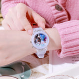 Children's Luminous Watch Student Silicone Colorful Lights Watch gifts for girls kids watches
