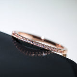 Minimalist Thin Rings for Women Wedding Brilliant Cubic Zircon High Quality Versatile Female Finger Ring Jewelry