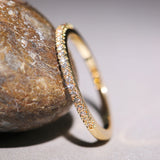 Minimalist Thin Rings for Women Wedding Brilliant Cubic Zircon High Quality Versatile Female Finger Ring Jewelry