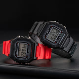 Fashion Men Digital Wristwatches Sport Army Green Mens Watches Luxury Led Electronic Clock Waterproof Square Dial