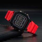 Fashion Men Digital Wristwatches Sport Army Green Mens Watches Luxury Led Electronic Clock Waterproof Square Dial