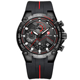 New Watches Mens Luxury Brand Big Dial Watch Men Waterproof Quartz Wristwatch Sports Chronograph Clock