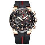 New Watches Mens Luxury Brand Big Dial Watch Men Waterproof Quartz Wristwatch Sports Chronograph Clock