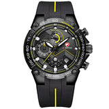 New Watches Mens Luxury Brand Big Dial Watch Men Waterproof Quartz Wristwatch Sports Chronograph Clock