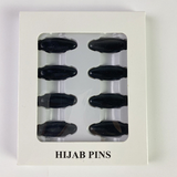 8pcs/lot Scarf Brooch Pin Headscarf Shawl Scarf Lady Muslim Scarf Hijab Clips Pin Fixed Straps Anti Slip Brooch