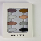 8pcs/lot Scarf Brooch Pin Headscarf Shawl Scarf Lady Muslim Scarf Hijab Clips Pin Fixed Straps Anti Slip Brooch